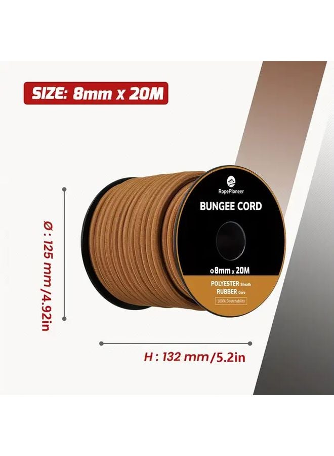 Neon Green Heavy Duty Bungee Cord 8mm 787 Inch 150lb Capacity UV Resistant for Camping Boat Luggage - Image 3