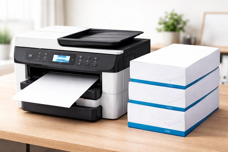 Milk A4 Copy Paper, 80 gsm, 500 Sheets, White, 2 Pack for Printing and Office Use - Image 4