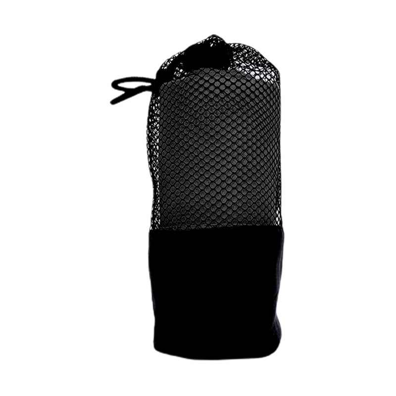 Extra Large Quick Dry Microfiber Bath Towel 80x160cm Black with Storage Bag for Beach Yoga Fitness - Image 2
