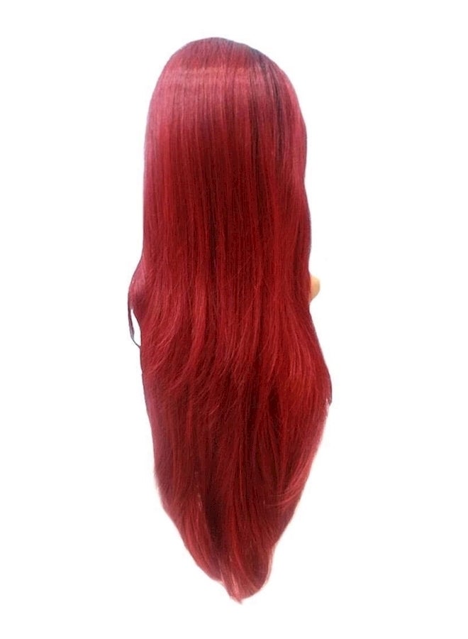 NIBEMINENT Long Straight Front Wig Red - Image 3