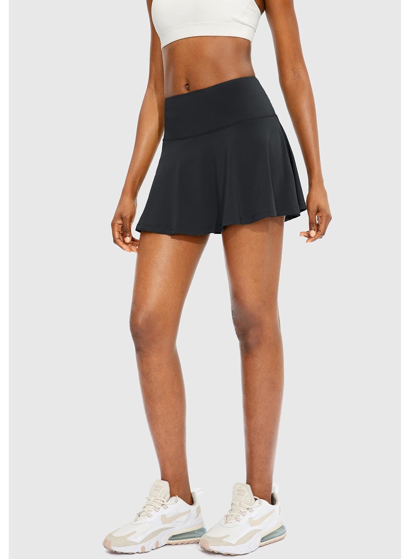 Women's High Waisted Pleated Athletic Golf Tennis Skort Skirt with 4 Pockets for Running Casual - Image 4