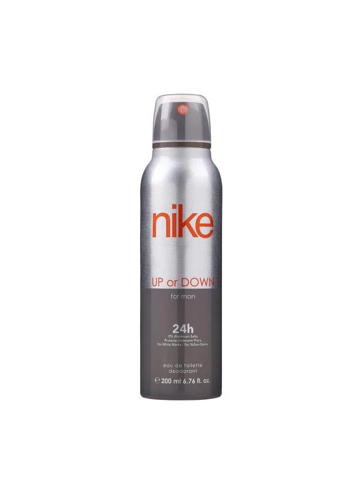 نايكي مزيل عرق نايكي أب أور داون سيلفر للرجال، 200 مل - Image 1