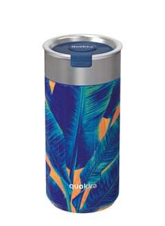 quokka QUOKKA Thermal SS Coffee Tumbler Boost Blue Jungle 400ml 