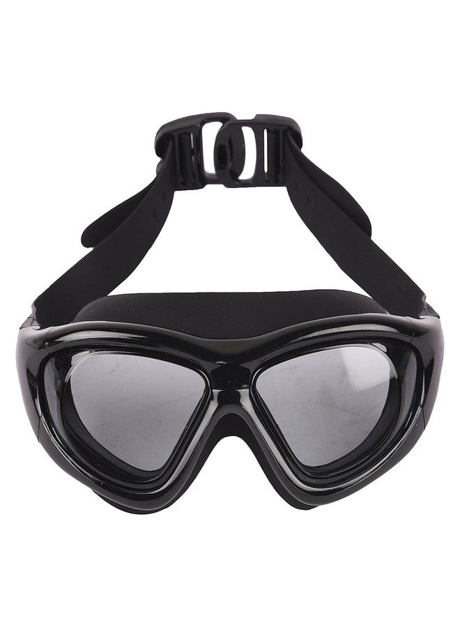 LEBAMI Wide lense Silicone Swimming Goggle - Anti Fog lense Promotes Visibility Under Water | Ideal for Men, Women and Kids | Comfortable and Skin Friendly Material - ASG-9110 - Image 1