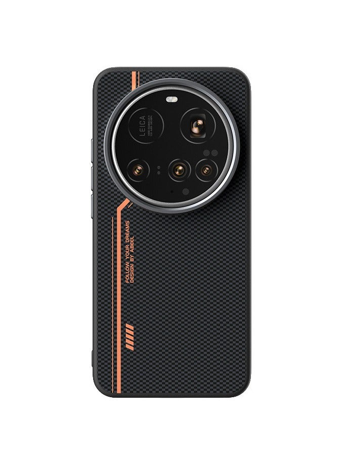 Magnetic Case for Xiaomi 15 Ultra 【Support Wireless Charging】 6D Micro-Embossed Texture Ultra-Thin Anti-Fingerprint Shockproof Protective Cover for Mi 15 Ultra 5G