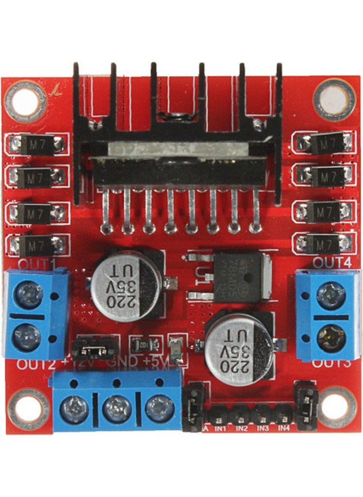 Robotekno - Arduino L298N Motor Driver Shield - DC Motor Driver Raspberry - Image 1