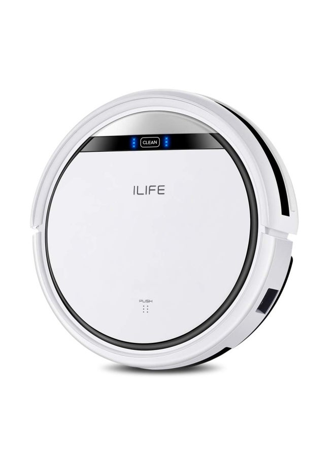 iLife - ILIFE V3s Pro Robot Vacuum Cleaner Tangle-free Suction Slim Automatic Self-Charging Robotic Vacuum Cleaner Daily Schedule Cleaning Ideal For Pet Hair Hard Floor and Low Pile Carpet Pearl White - Image 1