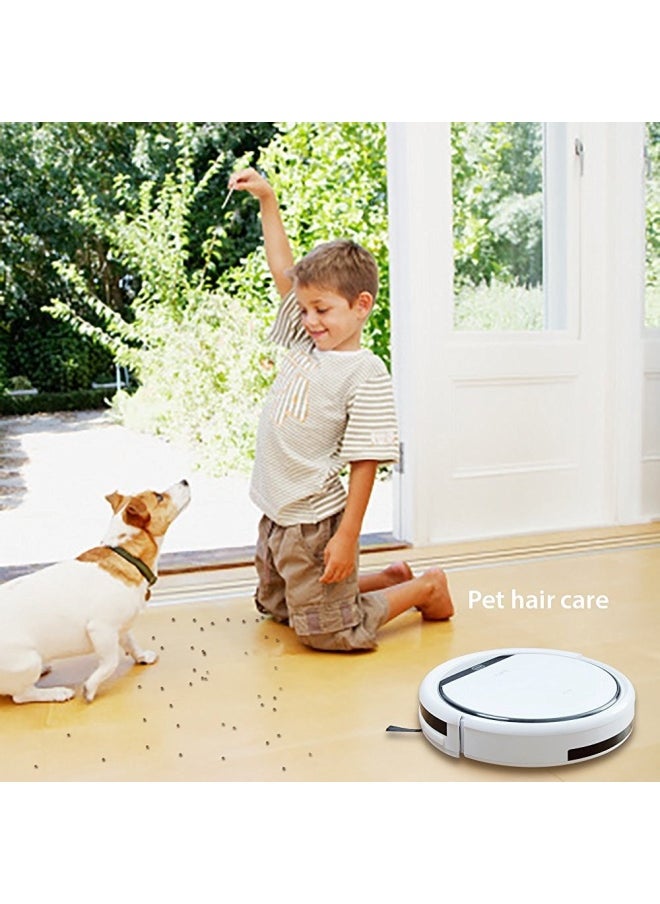 iLife - ILIFE V3s Pro Robot Vacuum Cleaner Tangle-free Suction Slim Automatic Self-Charging Robotic Vacuum Cleaner Daily Schedule Cleaning Ideal For Pet Hair Hard Floor and Low Pile Carpet Pearl White - Image 1