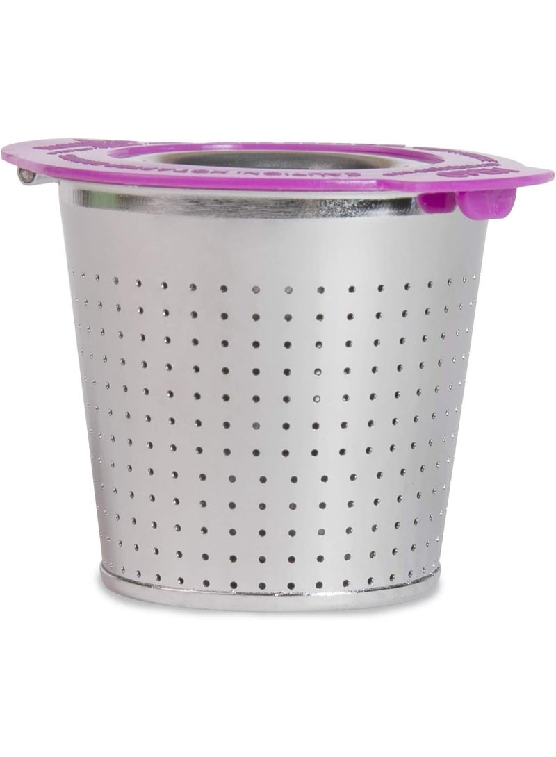 Perfect Pod Cafe Flow Stainless Steel Reusable Metal Coffee Pod Refillable Filter Cup - Compatible with Keurig 1.0, 2.0, K-Mini, K-Duo, K-Slim & Select Single K Cup Coffee Makers (See Compatibility Chart) - Image 1