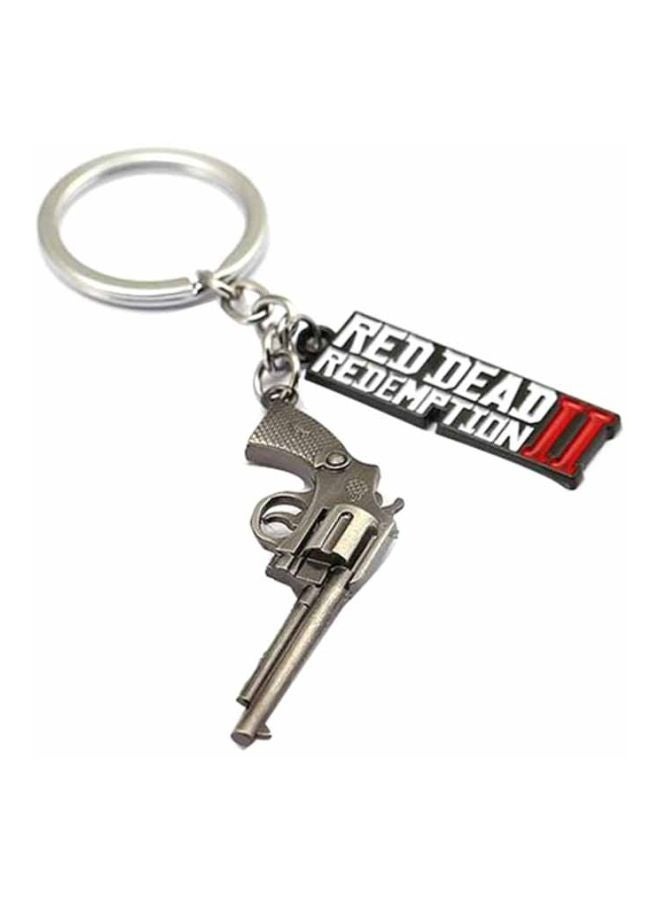 Red Dead Redemption Key Chain Silver - Image 1