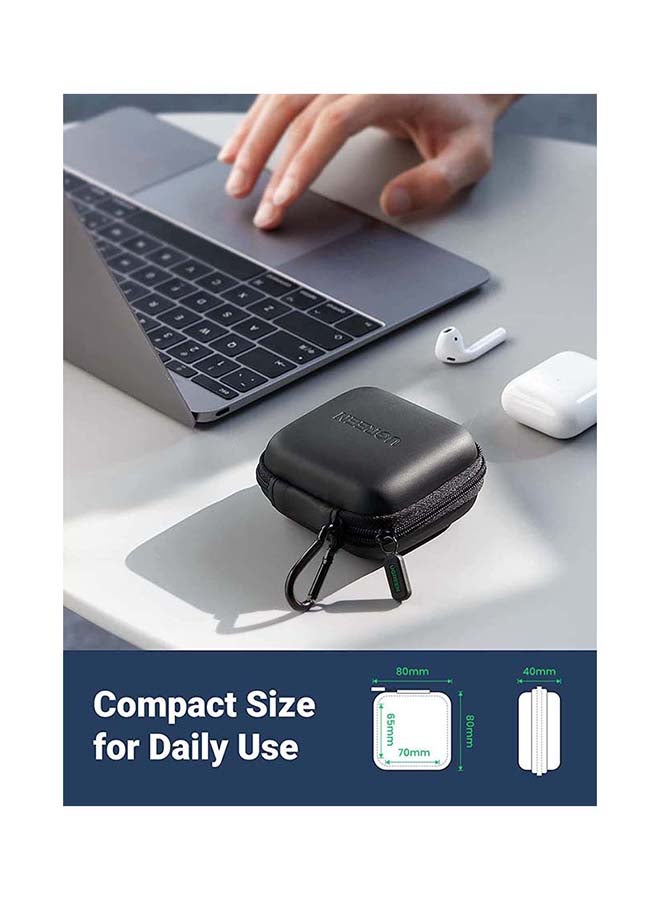 Ugreen Headphone Case of AirPods 3/Pro/2/1 Eva Earphone Carrying Case for Bose Beats Wireless Bluetooth Earbuds, Shockproof Small Carrying Pouch Case for USB Cable - Image 4