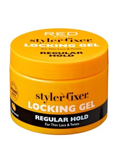 Red by Kiss Hold Locking Gel Regular Hold for Thin Locs & Twists, Hydrating, Conditioning, Non-Frizz, Non-Flaking, No Build-Up, Enriched with Certified Jamaican Black Castor Oil, Honey Extract