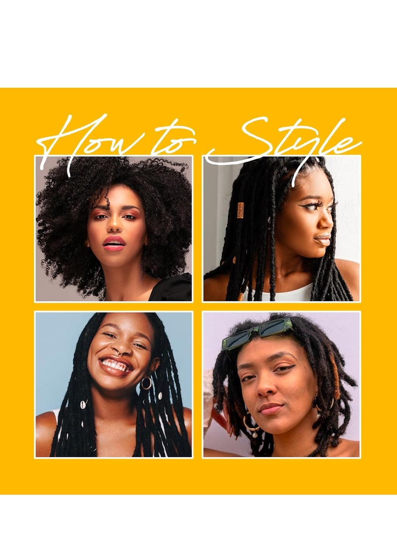 Red by Kiss Red by Kiss Hold Locking Gel Regular Hold for Thin Locs & Twists, Hydrating, Conditioning, Non-Frizz, Non-Flaking, No Build-Up, Enriched with Certified Jamaican Black Castor Oil, Honey Extract  - Image 3
