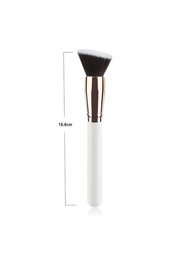 Generic Foundation Brush, for Contouring, Highlighting & Flawless Blending Foundation, Powder Makeup Tools, Face Makeup Brush White Gold  - Image 5