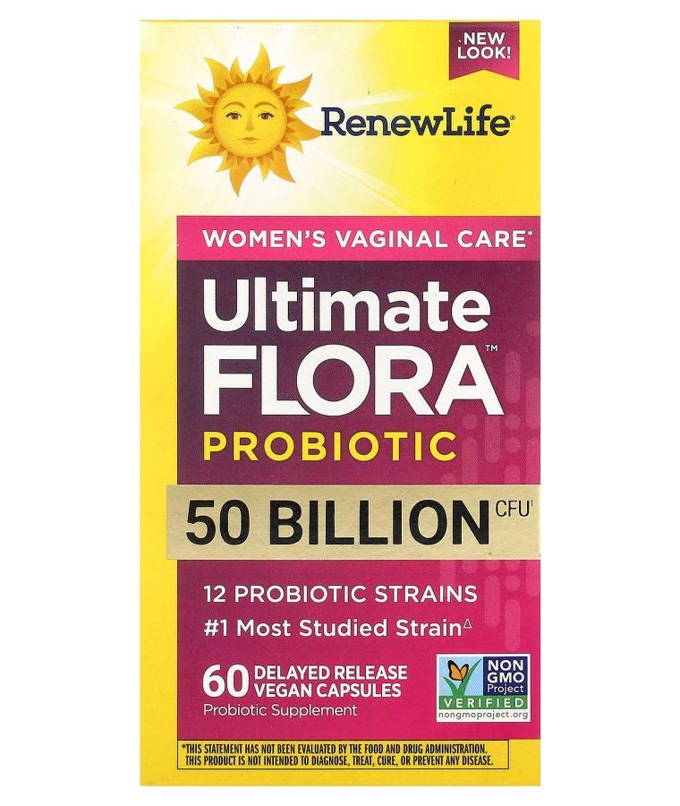 Ultimate Flora™ Probiotic Women's Vaginal Care  50 Billion CFU 60 Delayed Release Vegan Capsules
