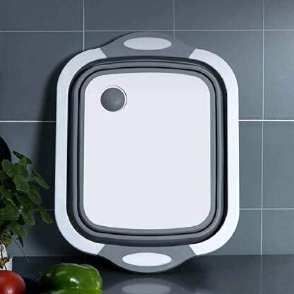 Kmils Multifunctional Foldable Vegetable Chopping Cutting Board for Kitchen Plastic - Image 1