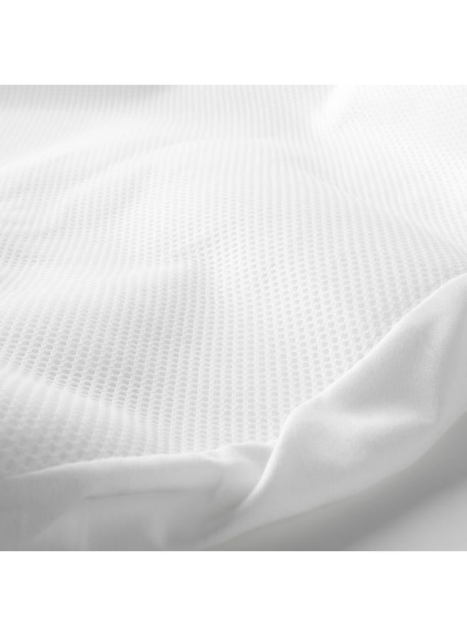 Zaboon Mattress protector, white, 60x120 cm - Image 4