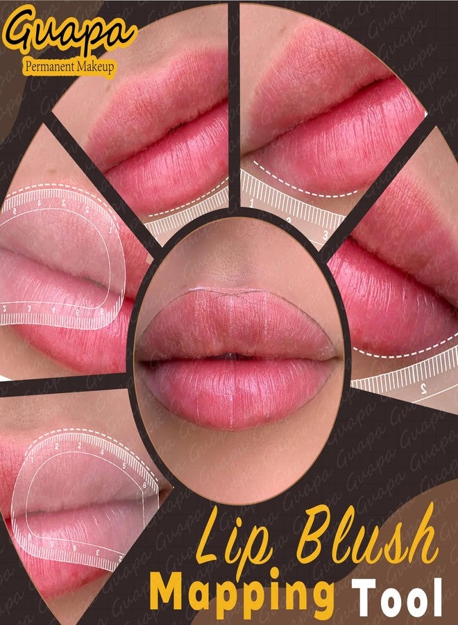 Guapa 2-in-1 Brow & Lip Mapping Tool Kit with Peel-Off Pencil, Marker Pen, Ultra-Thin Pencils, Multifunctional Ruler & Stickers – Complete Eyebrow Shaping & Lip Blush Design Set - Image 2