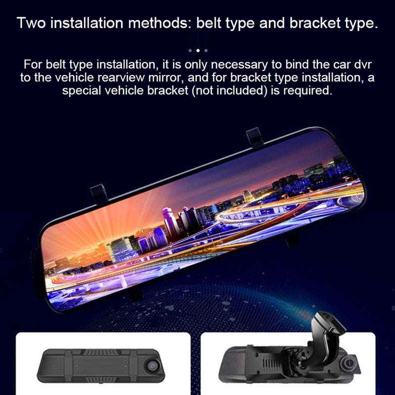 Dual Lens Car Video Recorder Auto Dash Cam Car Camera Recorder Night Viewing Loop Recording DVR 170 Degree Wide Angle Car Camcorder - Image 3