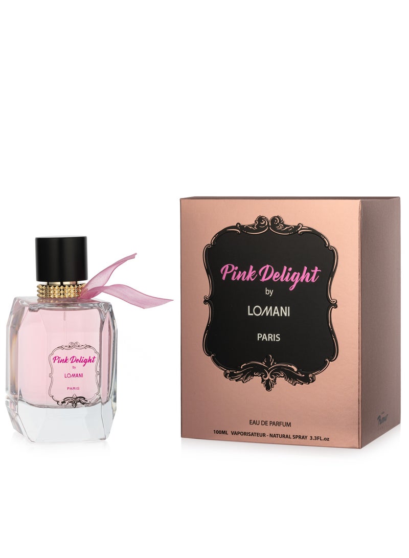بينك ديلايت من لوماني عطر (EDP) 100 مل | عطر للنساء | رائحة تدوم طويلاً | عطر للاستخدام اليومي