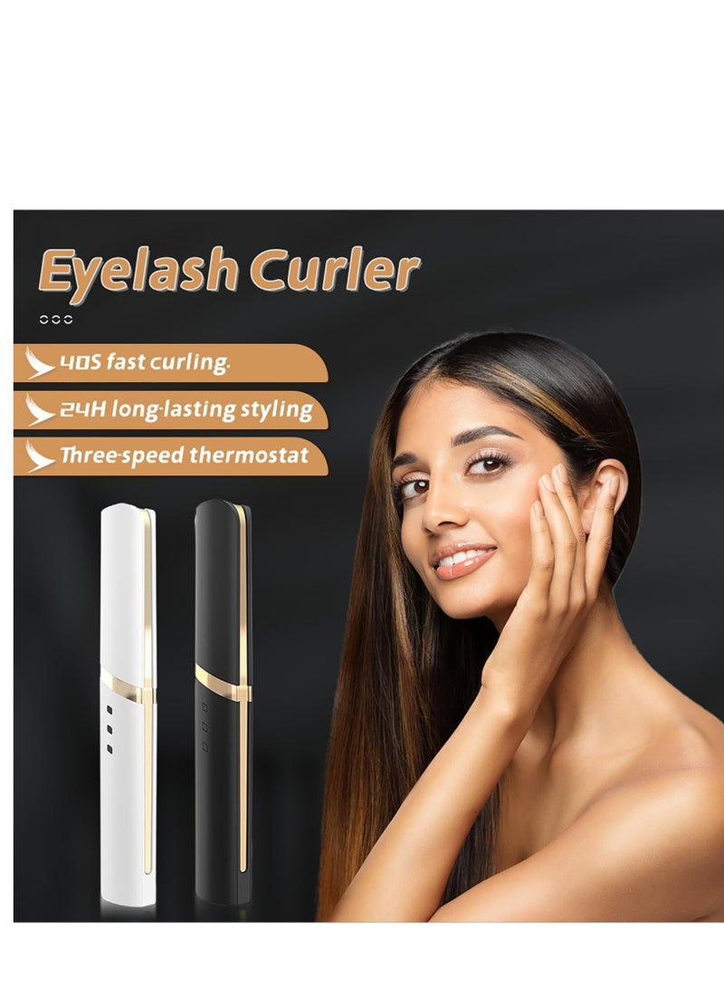 KASTWAVE Rechargeable Heated Eyelash Curler, Natural Curling Eye Lashes, 24 Hours Long Lasting, Suitable for Home Work and Trave (Black) - Image 5