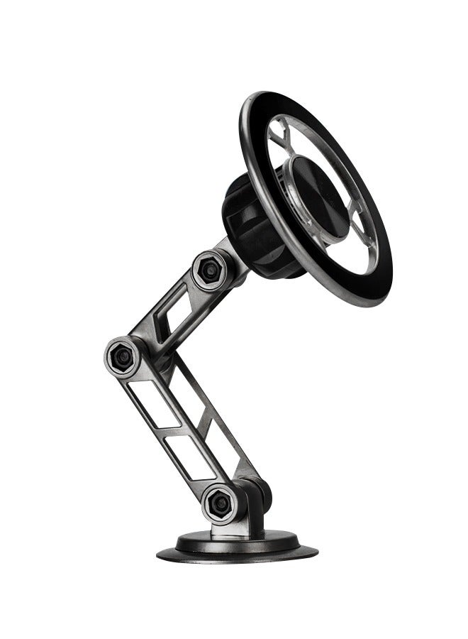 Car Magnetic Phone Mount, Foldable Phone Holder, Built In 17 N52 Neodymium Magnets, 3-Axis Linkage Compatible with all Smartphones  - Image 1