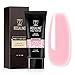 ROSALIND Pearl Pink Poly Extension Gel, 2.7 oz Pink Poly Nail Gel for Nail Art Decoration, builder Pinks Gel Nail Thickening Extension Easy to DIY Use at Home Need UV Lamp - Image 2
