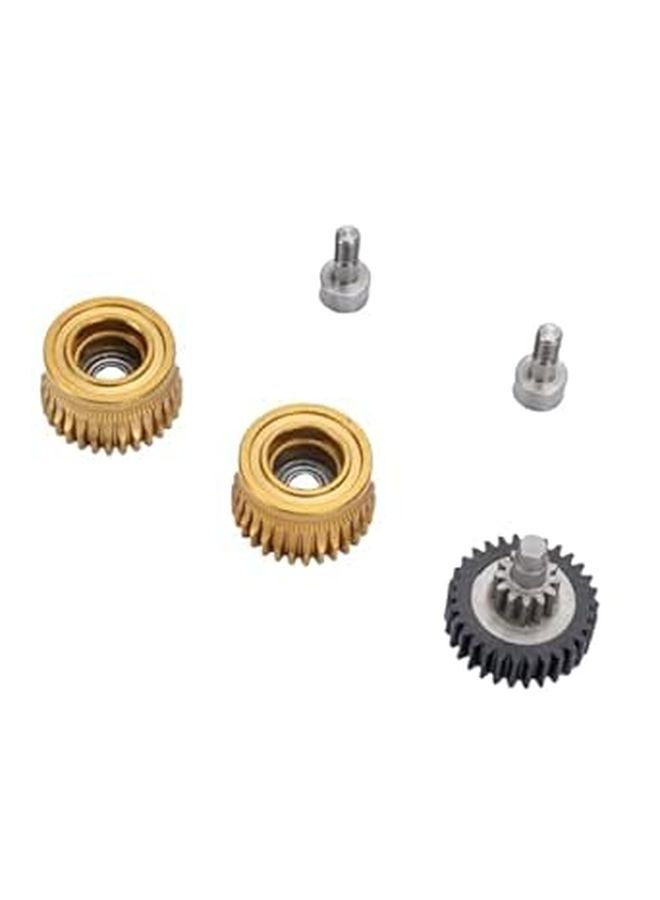 Hardened Steel DLC Coating Double Bearing Reduction Gears for K1 Max 3D Printer Easy Installation - Image 1