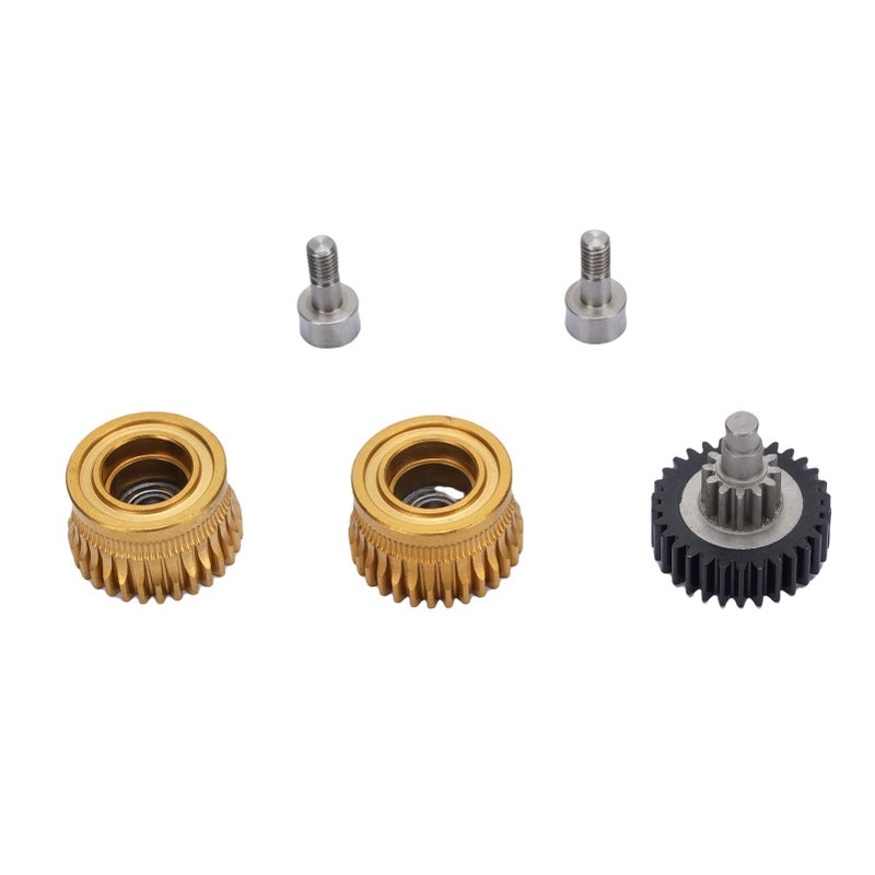 Hardened Steel DLC Coating Double Bearing Reduction Gears for K1 Max 3D Printer Easy Installation - Image 4