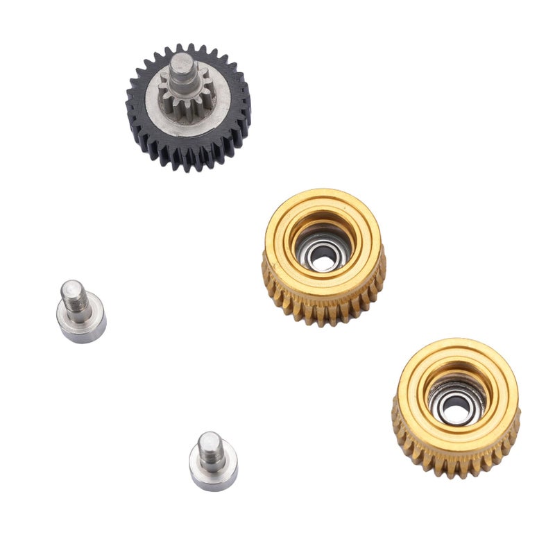 Hardened Steel DLC Coating Double Bearing Reduction Gears for K1 Max 3D Printer Easy Installation - Image 5