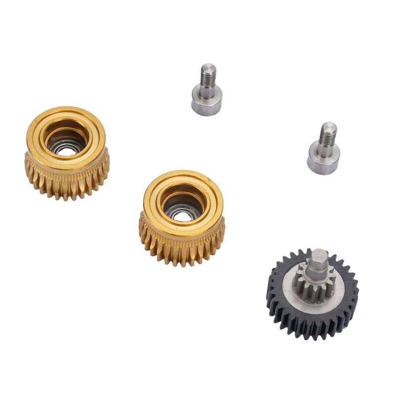 Hardened Steel DLC Coating Double Bearing Reduction Gears for K1 Max 3D Printer Easy Installation - Image 2