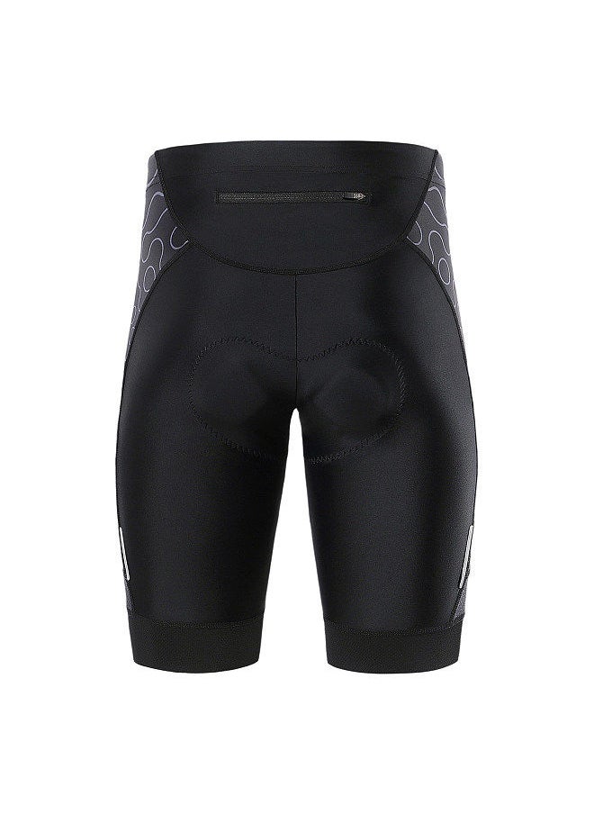 Generic - Men Cycling Shorts Padded Bike Shorts with 3 Pockets Breathable Bicycle Riding Biking Shorts Tights - Image 1