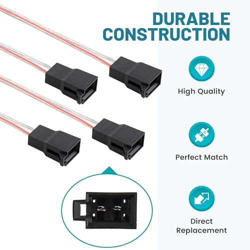 NuIth Speaker Wiring Connector Harness Fits for Volkswagen 1993-2004/Audi 1994-2001/Porsche 1988-2005 Aftermarket Car Door Speaker Cable Plug - Image 5