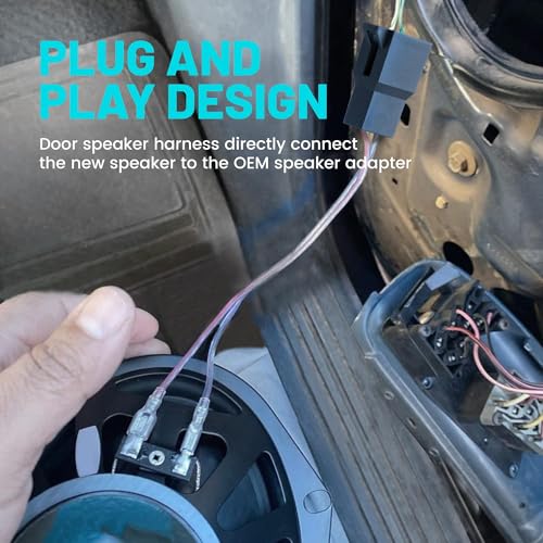 NuIth Speaker Wiring Connector Harness Fits for Volkswagen 1993-2004/Audi 1994-2001/Porsche 1988-2005 Aftermarket Car Door Speaker Cable Plug - Image 3