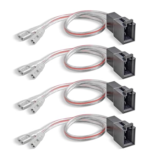 NuIth Speaker Wiring Connector Harness Fits for Volkswagen 1993-2004/Audi 1994-2001/Porsche 1988-2005 Aftermarket Car Door Speaker Cable Plug - Image 1