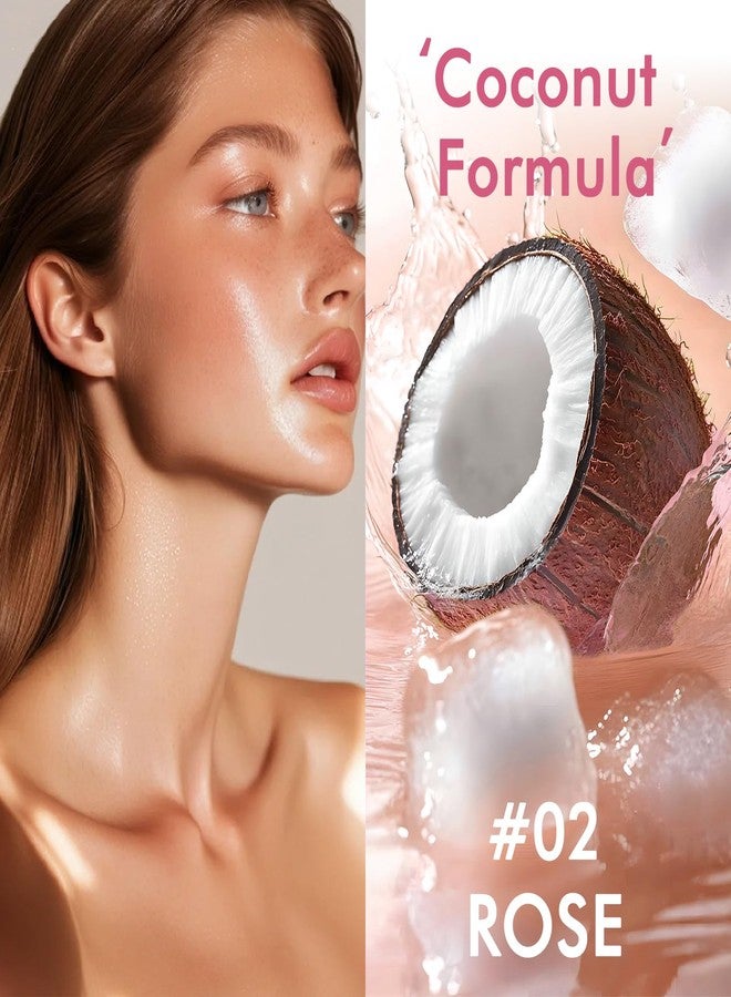 DATANSUN Sunscreen Body Glow Oil【SPF 50】【Lightweight】【Natural Ingredient】Broad Spectrum Shimmer Sunscreen For Face and Body, ROSE - Image 2