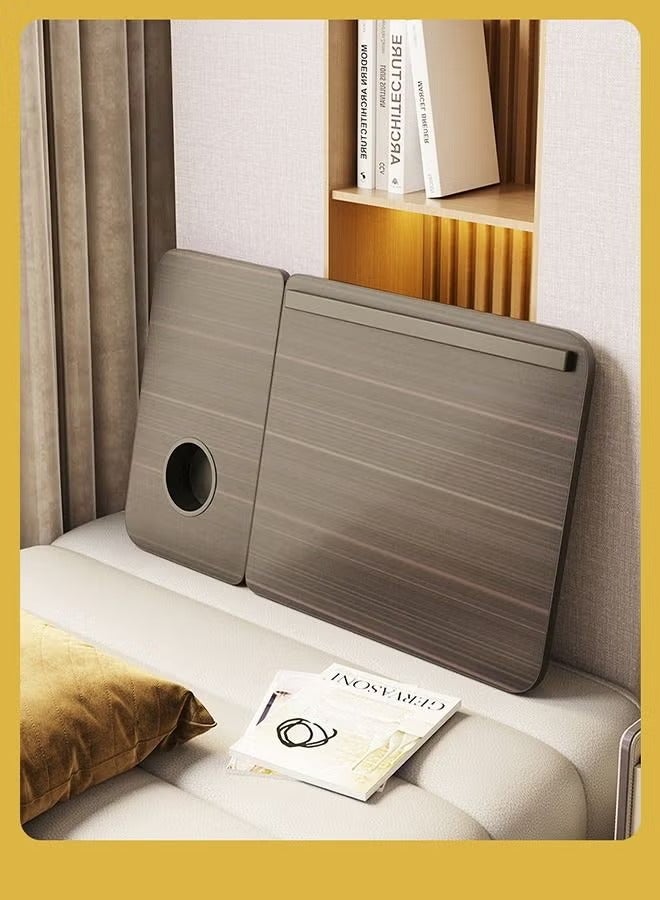 MIXDE Laptop Bed Tray Desk, Adjustable Folding Laptop Bed Table, Portable Standing Desk, Foldable Lap Tablet Desk with Cup Holder for Bed Couch Sofa Floor  - Image 3