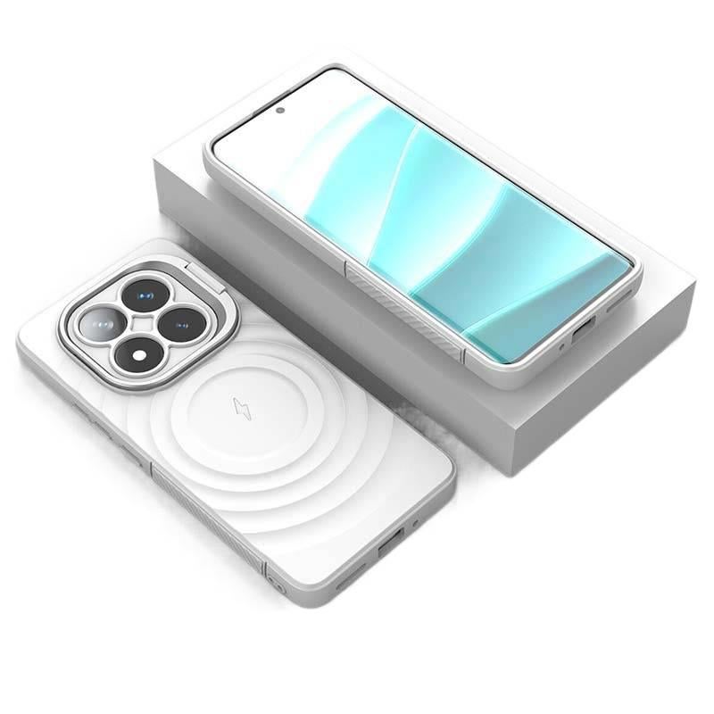 غطاء MagSafe، أسود، مغناطيس قوي، لـ Redmi Note 14 Pro مغناطيسي باللون الأسود للتنقل اليومي سهل التخزين للمكتب المنزلي - Image 4