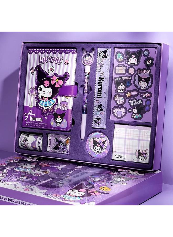 Bluejw Sanrio Melody Hand Account Book Suit Kulomi Hand Account Gift Box Children Girls Primary School Students Toys Girls Can - Image 1