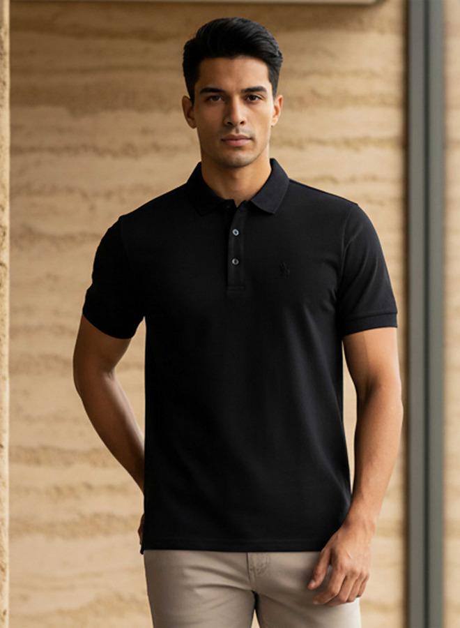 Emperor Men Short Sleeves Polo T-shirt - Image 1
