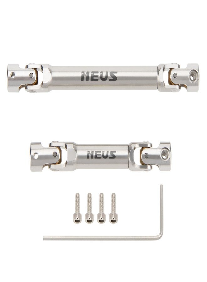 MEUS RACING SCX24 Driveshaft Center Drive Shaft for Axial 1/24 SCX24 Gladiator, Silver - Image 2