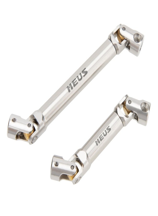 MEUS RACING SCX24 Driveshaft Center Drive Shaft for Axial 1/24 SCX24 Gladiator, Silver - Image 4