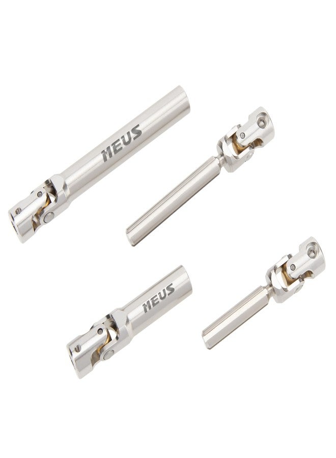 MEUS RACING SCX24 Driveshaft Center Drive Shaft for Axial 1/24 SCX24 Gladiator, Silver - Image 5