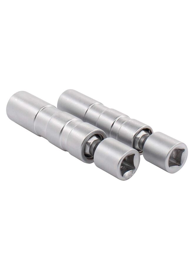 Magnetic Swivel Spark Plug Socket, Thin Wall Magnetic Rotating 3/8" Drive 12 Point Standard Spark Plug Socket Removal Tool 360-degree Rotation for Maximum Flexibility - Image 5