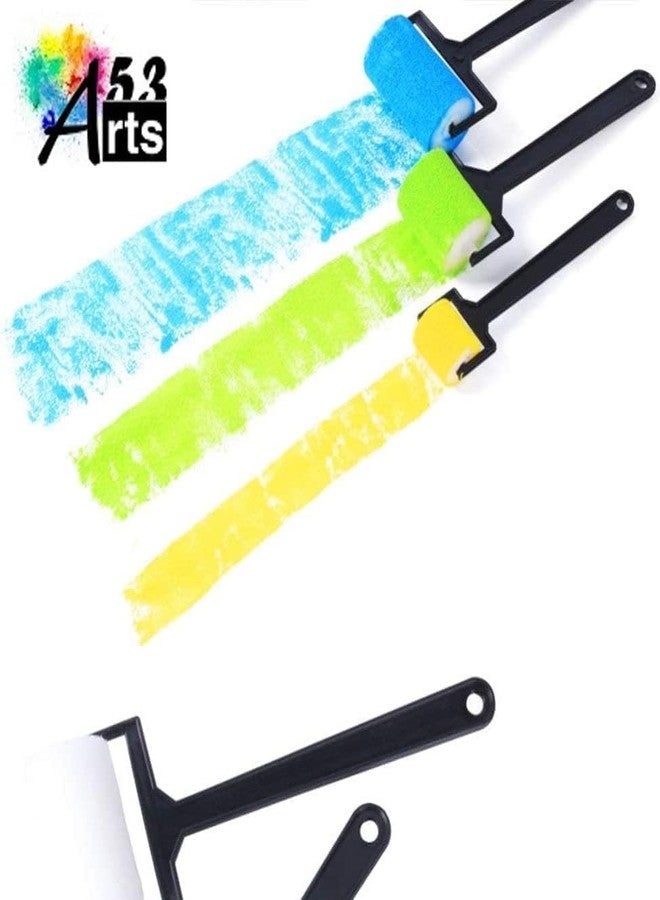 53 Arts 53ARTS Foam Paint Rollers Painting Foam Brush Roller Sponge for Kid Young Artists Paint Supply DIY Art Craft Painting Tool 3Pcs. - Image 2