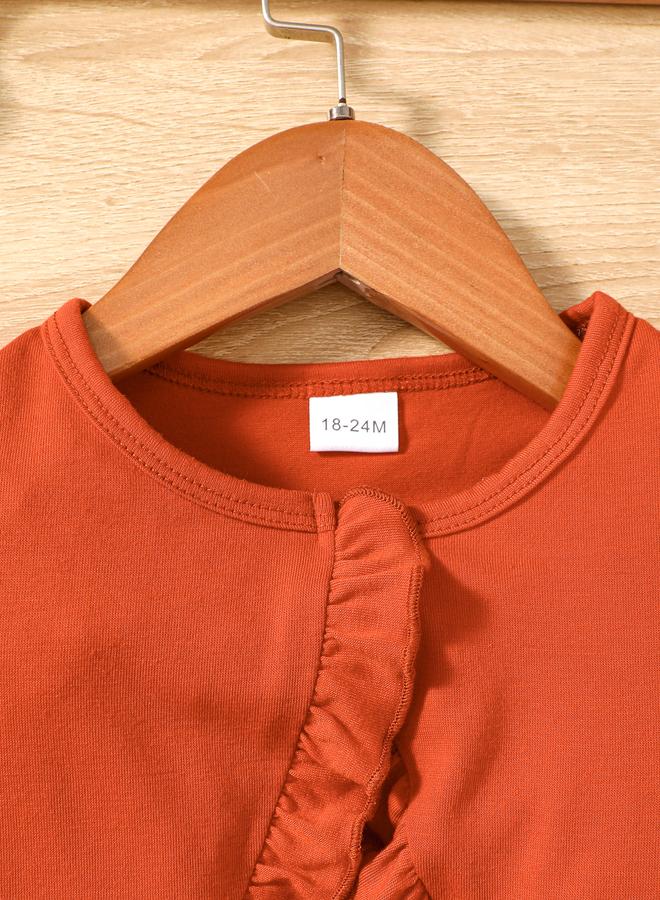 Take Two Girls Floral Print Bow Cami Dress and Ruffled Bolero Set - Image 3