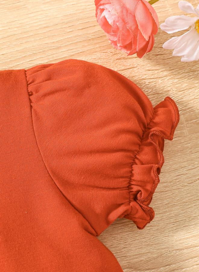 Take Two Girls Floral Print Bow Cami Dress and Ruffled Bolero Set - Image 5