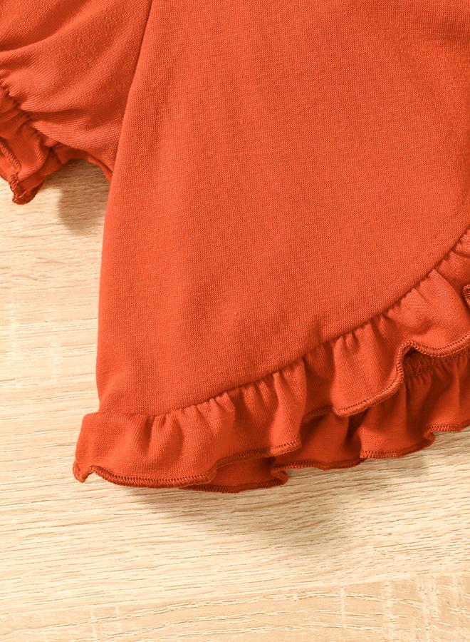 Take Two Girls Floral Print Bow Cami Dress and Ruffled Bolero Set - Image 4