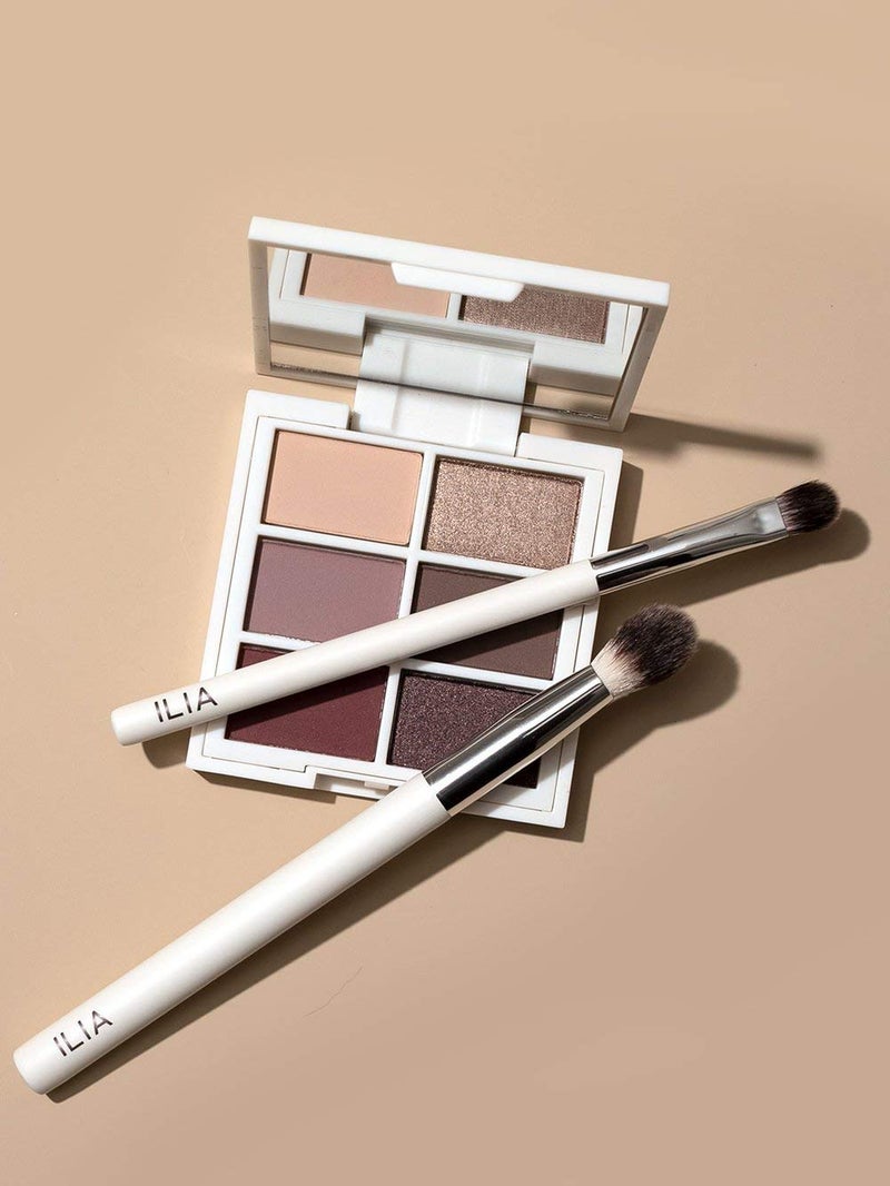 ILIA - Shadow Brush | Flat, Tapered Head Made with FSC Certified Wood, Aluminum, + Soft, Vegan Bristles | Pack, Press, + Sweep Eyeshadow | Expertly Crafted | Non-Toxic, Vegan, Cruelty-Free, Recyclable - Image 2