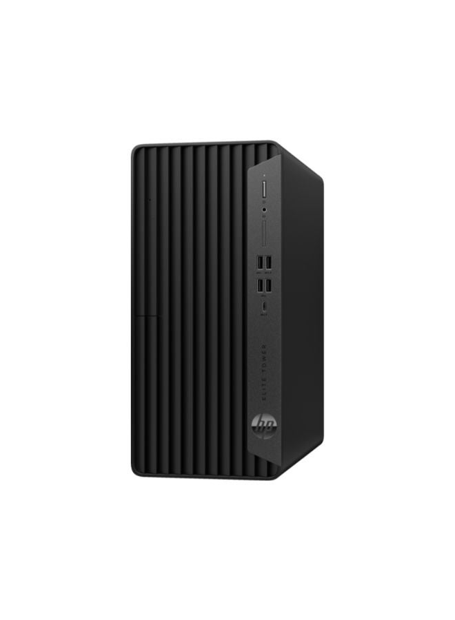 HP جهاز الكمبيوتر ايليت دسك 800 G9 بمعالج إنتل كور i7-13700 وذاكرة وصول عشوائي رام سعة 8 غيغابايت ومحرك أقراص اس اس دي سعة 512 غيغابايت و بدون ويندوز وبطاقة رسومات إنتل يو اتش دي أسود - Image 3